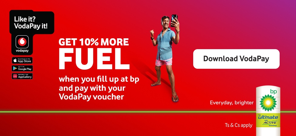 Save on fuel with RED and VodaPay