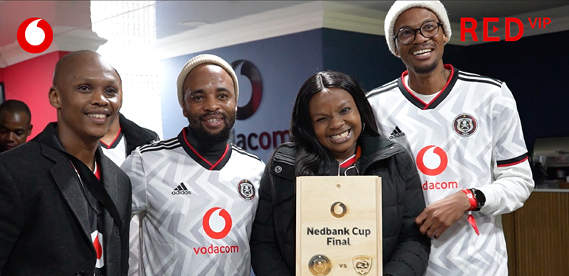 Our Vodacom RED clients lived out their Nedbank Cup Final dreams